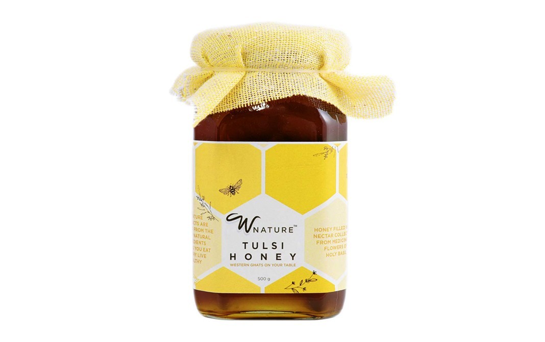 Wnature Tulsi Honey    Glass Jar  500 grams